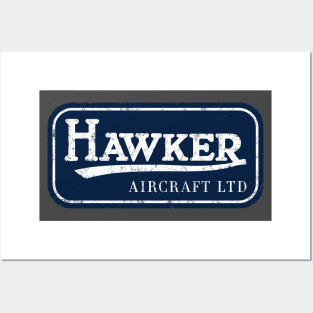 Hawker Aircraft Logo Posters and Art